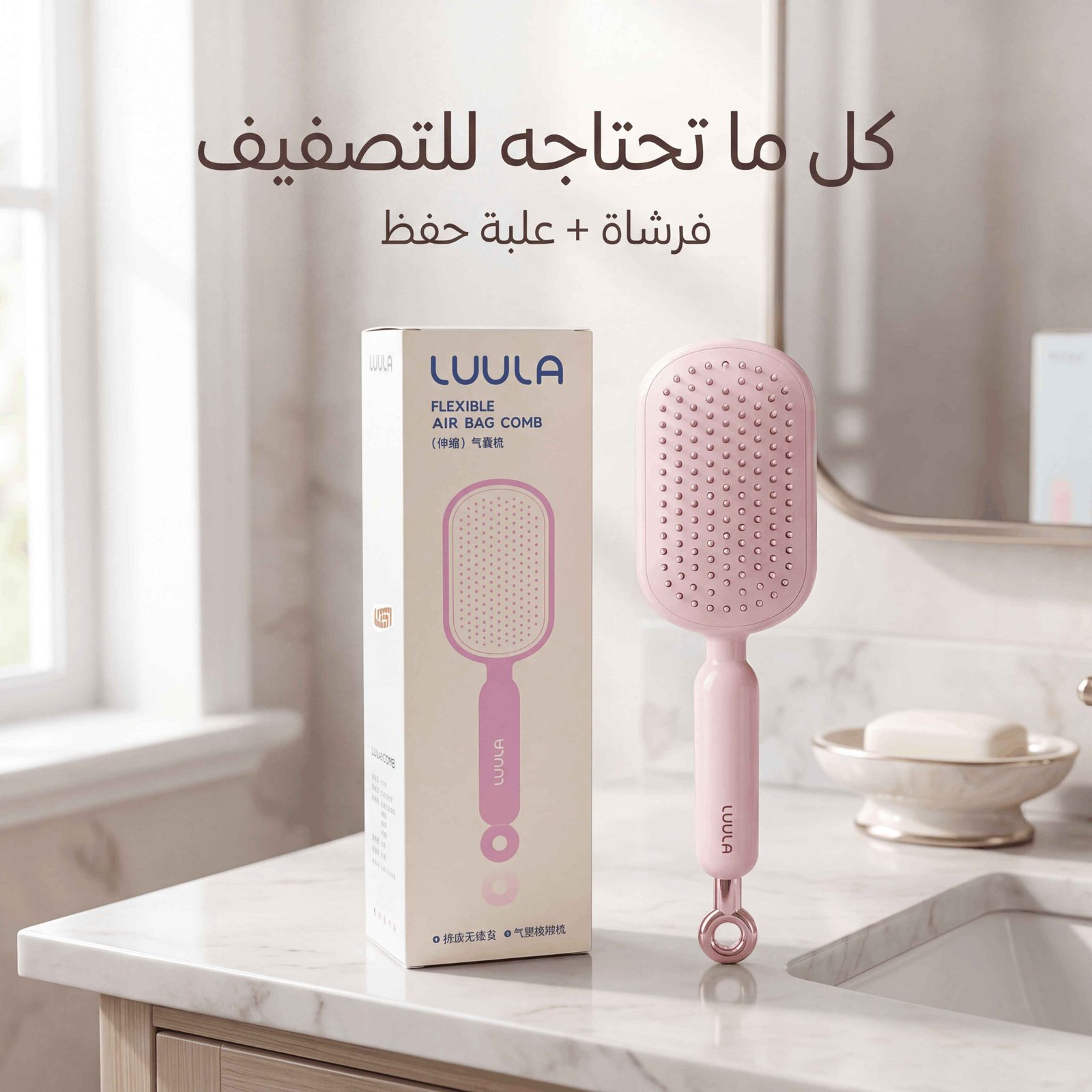 فرشاة تصفيف الشعر ذاتية التنظيف - الصورة 5