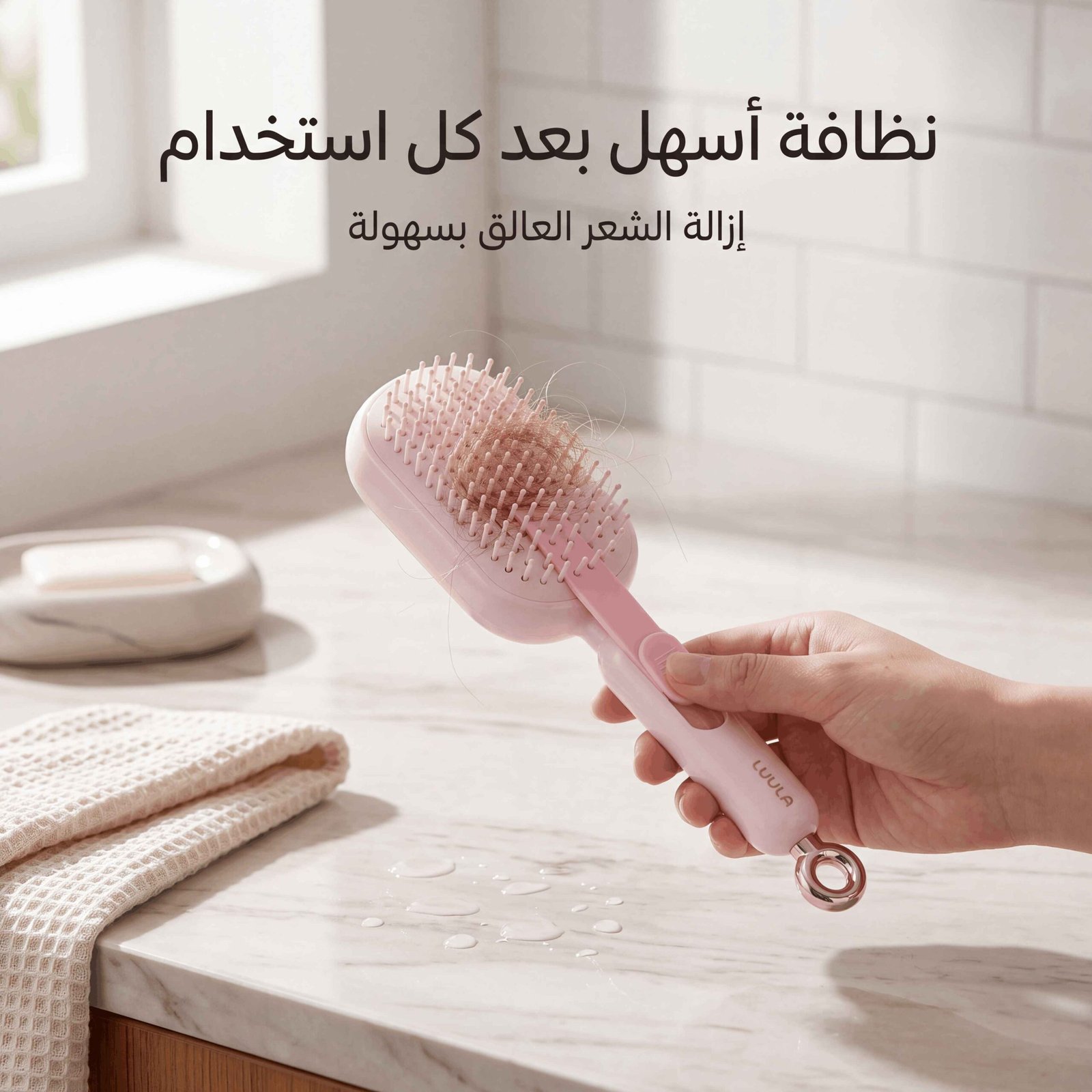 فرشاة تصفيف الشعر ذاتية التنظيف - الصورة 8